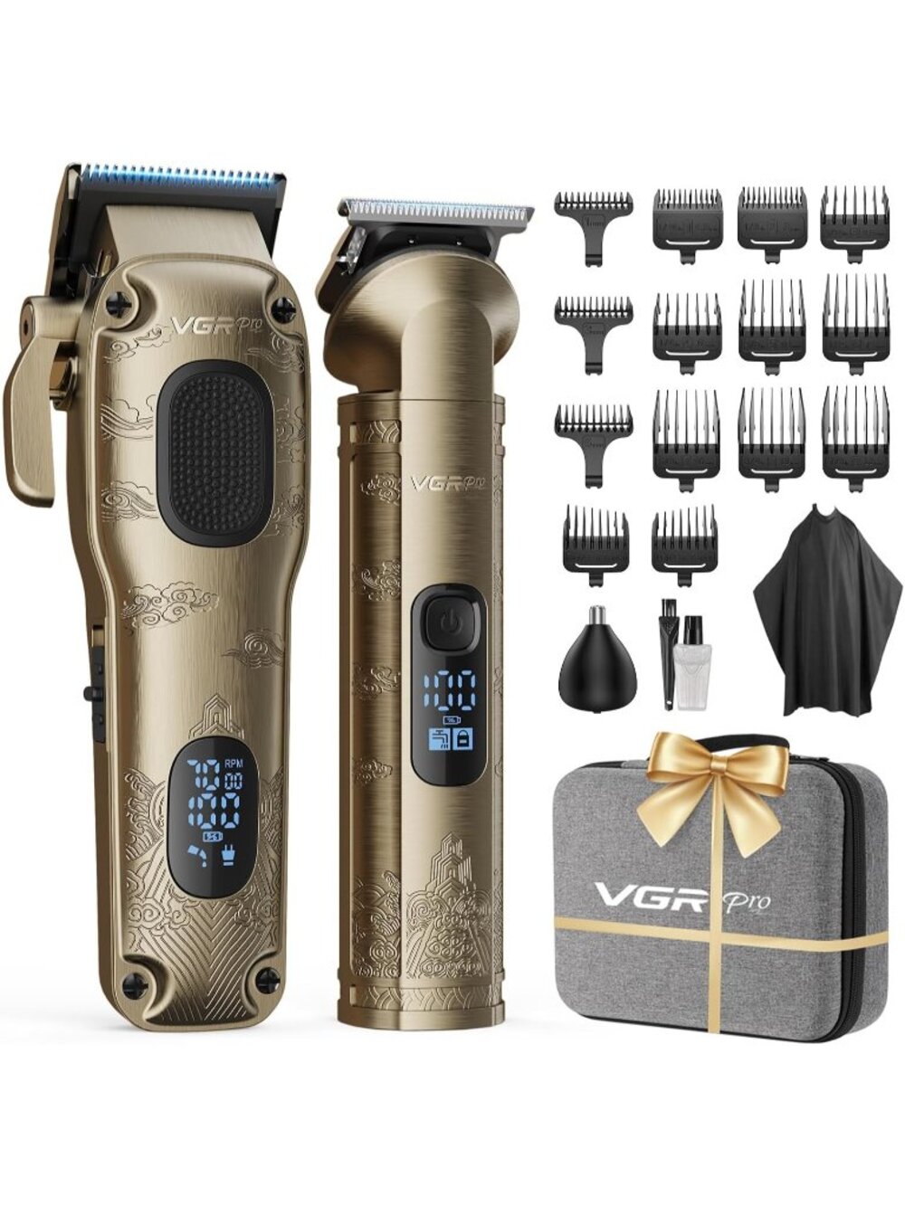 New Hair Clippers for Men Professional, Cordless Clipper and Trimmer Set